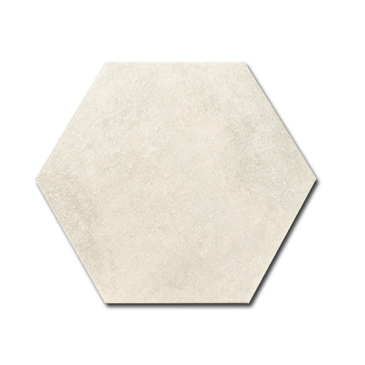 Porcelanato Hexagon Rift Blanco Mate 23x26,6 cm