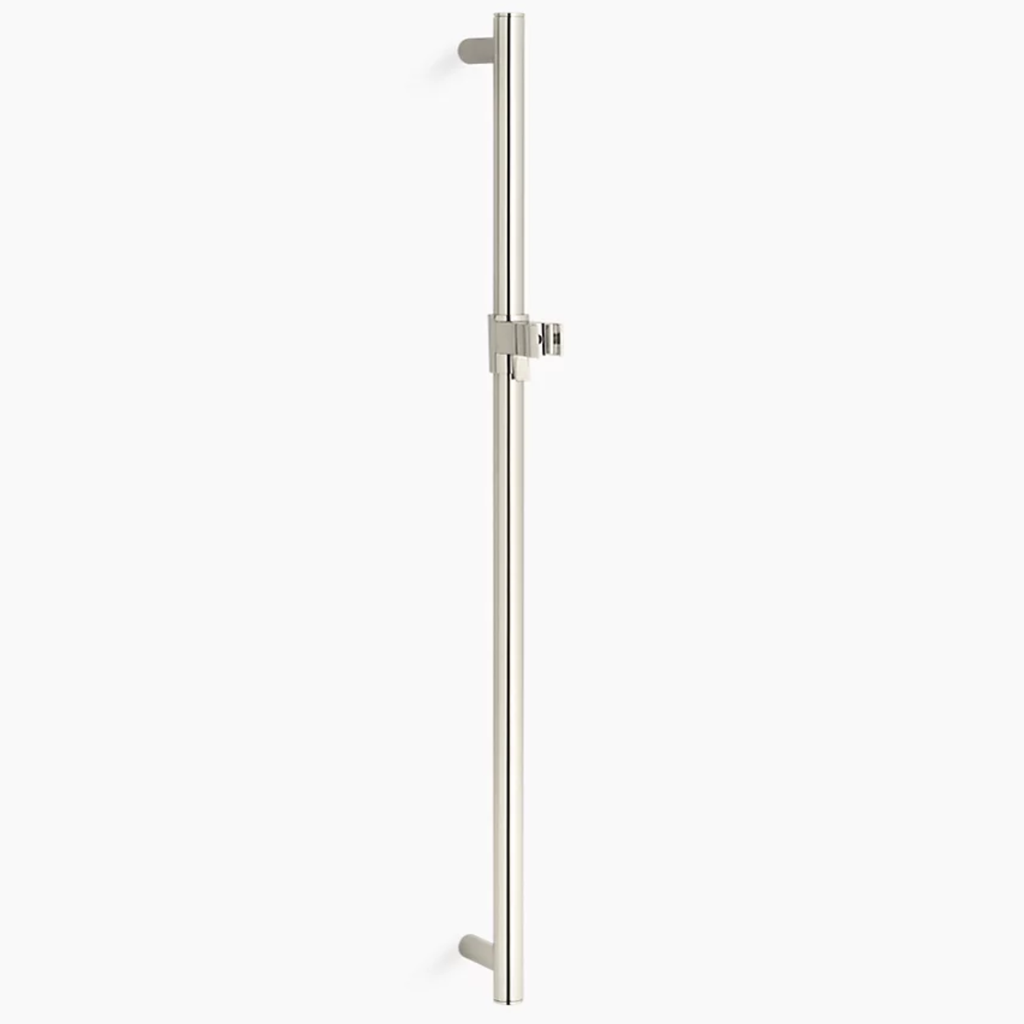 Barra de Ducha con Soporte 76.2 cm Contemporary Níquel Pulido Brillante