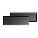 Cerámica Línea Soft Liso Negro 5x21 cm