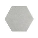 Porcelanato Hexagonal Gris Mate 17x19,50 cm