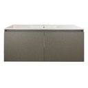 Mueble Vanitorio Suspendido 120 cm Seda Notte Con Cubierta Single