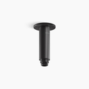 Brazo de Ducha a Techo 13.7 cm Negro Mate