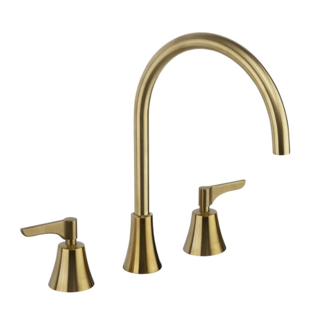 Grifería de Lavamanos Adagio Oro Cepillado Adagio