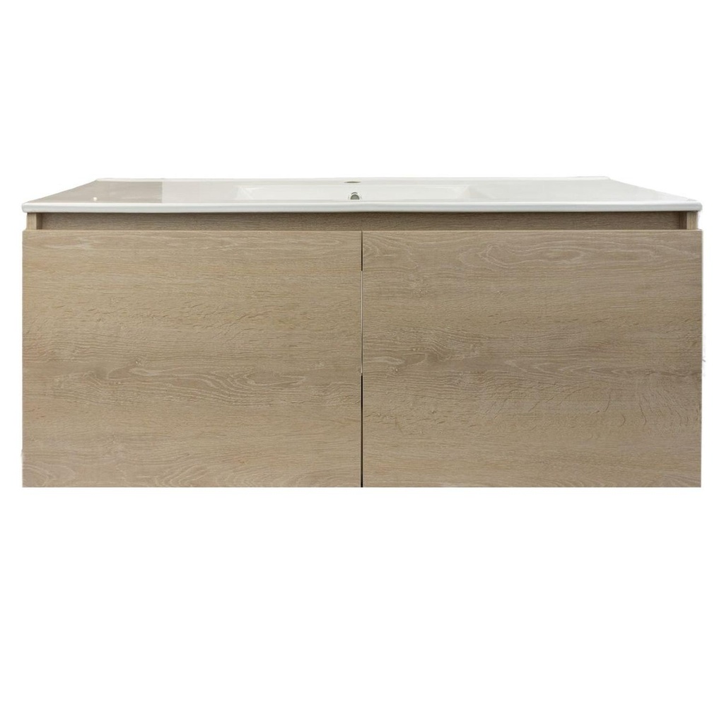 Mueble Suspendido Sofía Roble Provenzal Mate 120 cm 2 Puertas Cubierta Doble