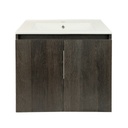 Mueble Suspendido Sofía Espresso Mate 60 cm 2 Puertas