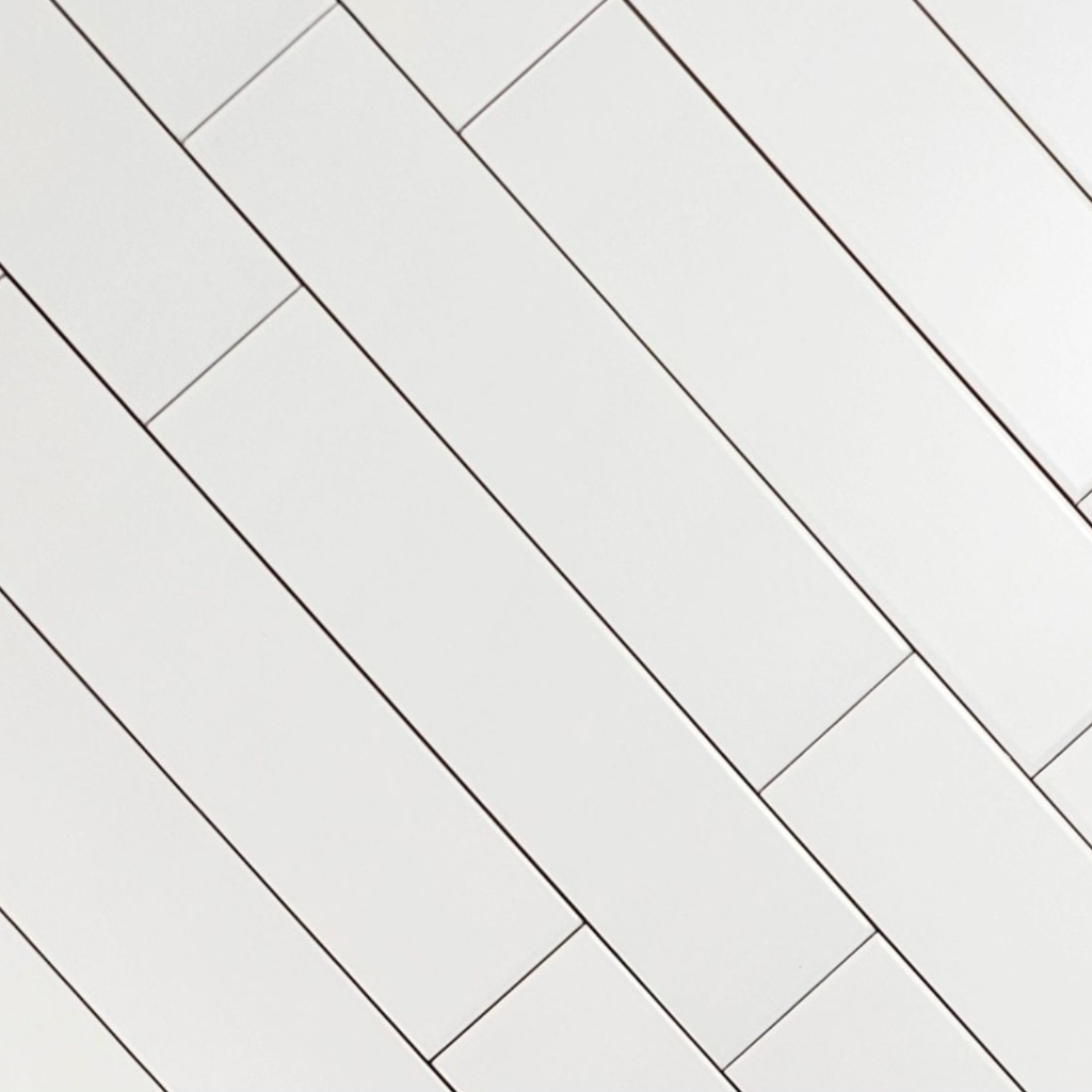 Cerámica Monocolor Blanco Mate Liso 10x20 cm