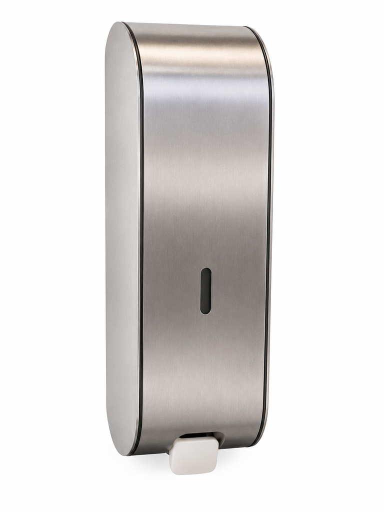 Dispensador de jabón de Pared 30x10,4x11,7 cm Acero Inoxidable