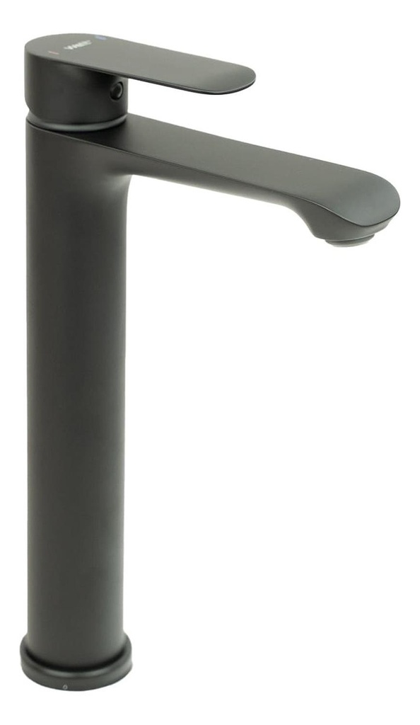 Grifería De Lavamanos Monomando Externo Welt Black Negro Mat