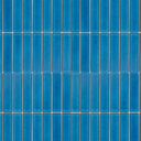 Cerámica En Malla Stripe Ice Blue Brillante 28,4x29.6 Cm