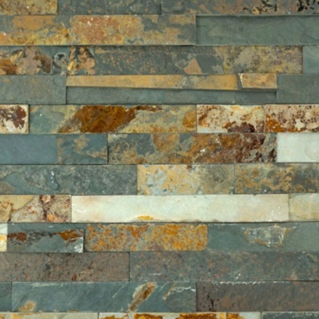 Fachaleta Piedra Slate Oxid 15x60 cm en Z