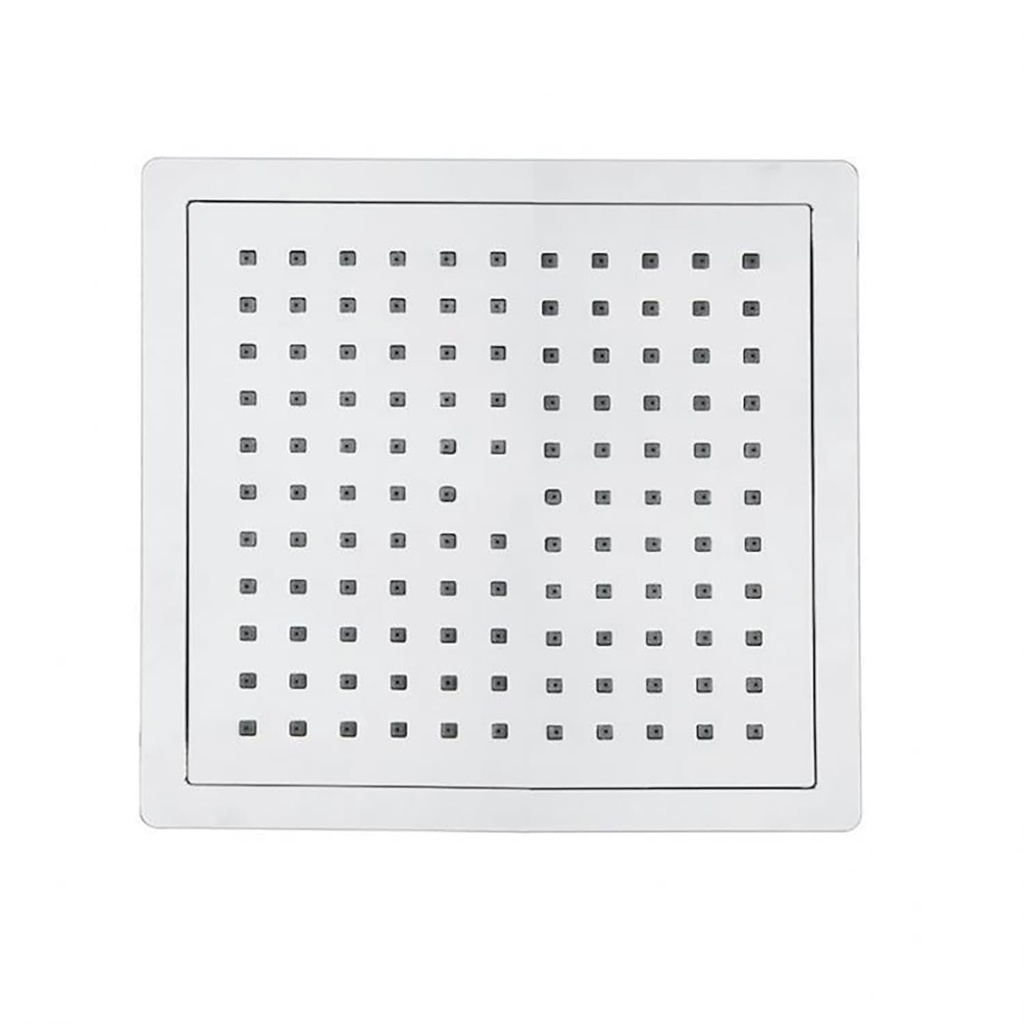 Plato de Ducha Estandar Cuadrada 22,5x22,5 cm Cromo