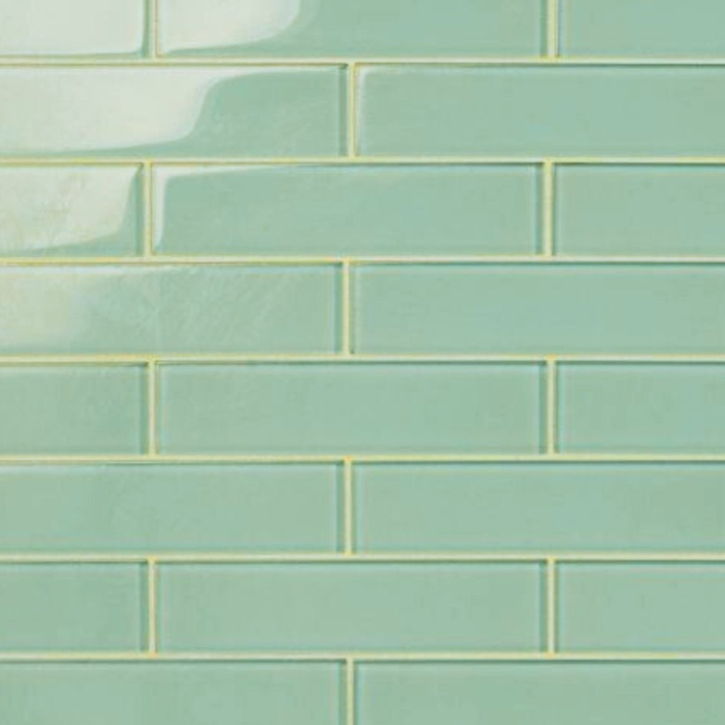 Cerámica Liso Manzana Brillante 7,5x30 cm