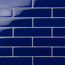 Cerámica Liso Cobalto Brillante 7,5x30 cm