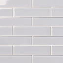 Cerámica Liso Gris Brillante 7,5x30 cm