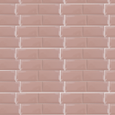 Porcelanato Biselado Rosa Brillo 7,5X15 1Cj=0,6818