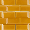 Ceramica Biselado Ocre Brillante 7,5x15 cm