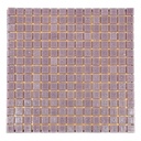 Mosaico De Vidrio En Malla Lila Medio M-29 Brillante 31.5x31.5 cm