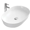 Lavamanos Ovalado Welt Sobre Cubierta 60x40x13,5 cm Blanco