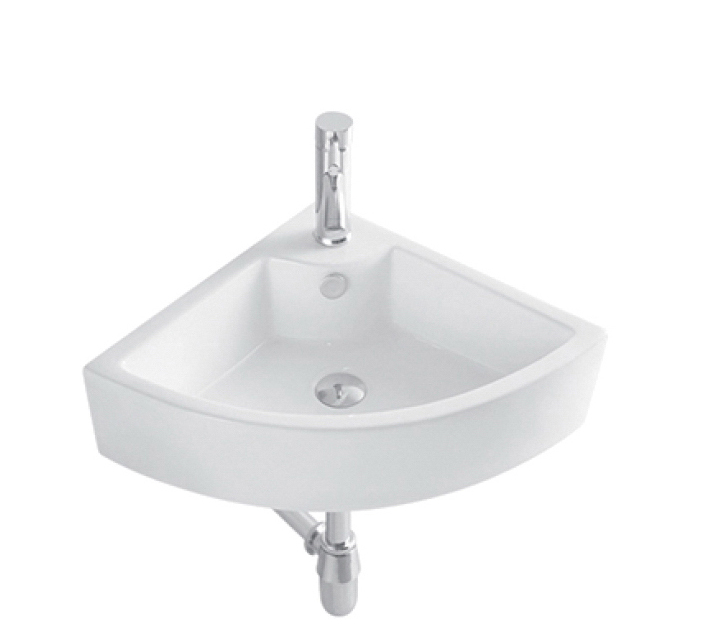 LAV ESQUINA BCO SUSPENDIDO 47X47X15CM