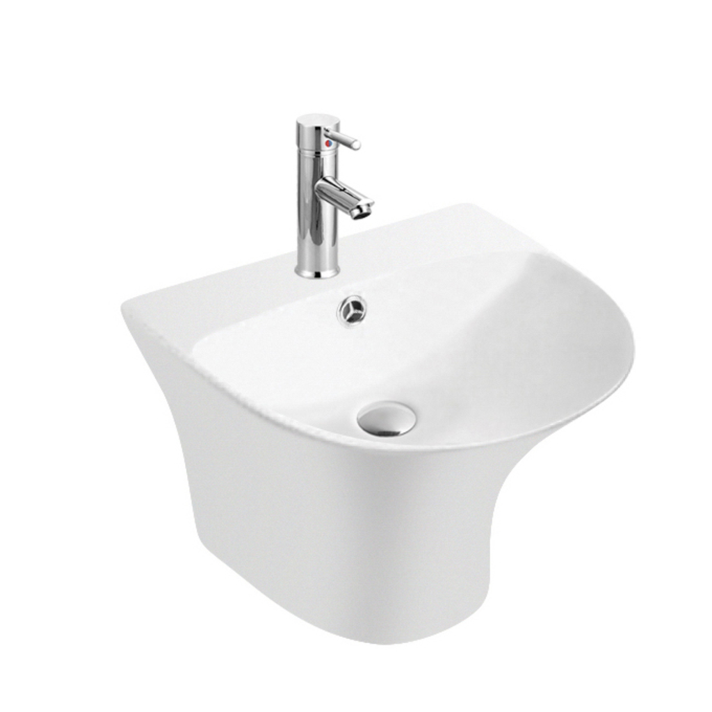 Lavamanos Basin Welt Suspendido 47x46x17 cm Blanco