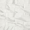 Porcelanato Roma Brick Statuario Mate 7,5x30 cm