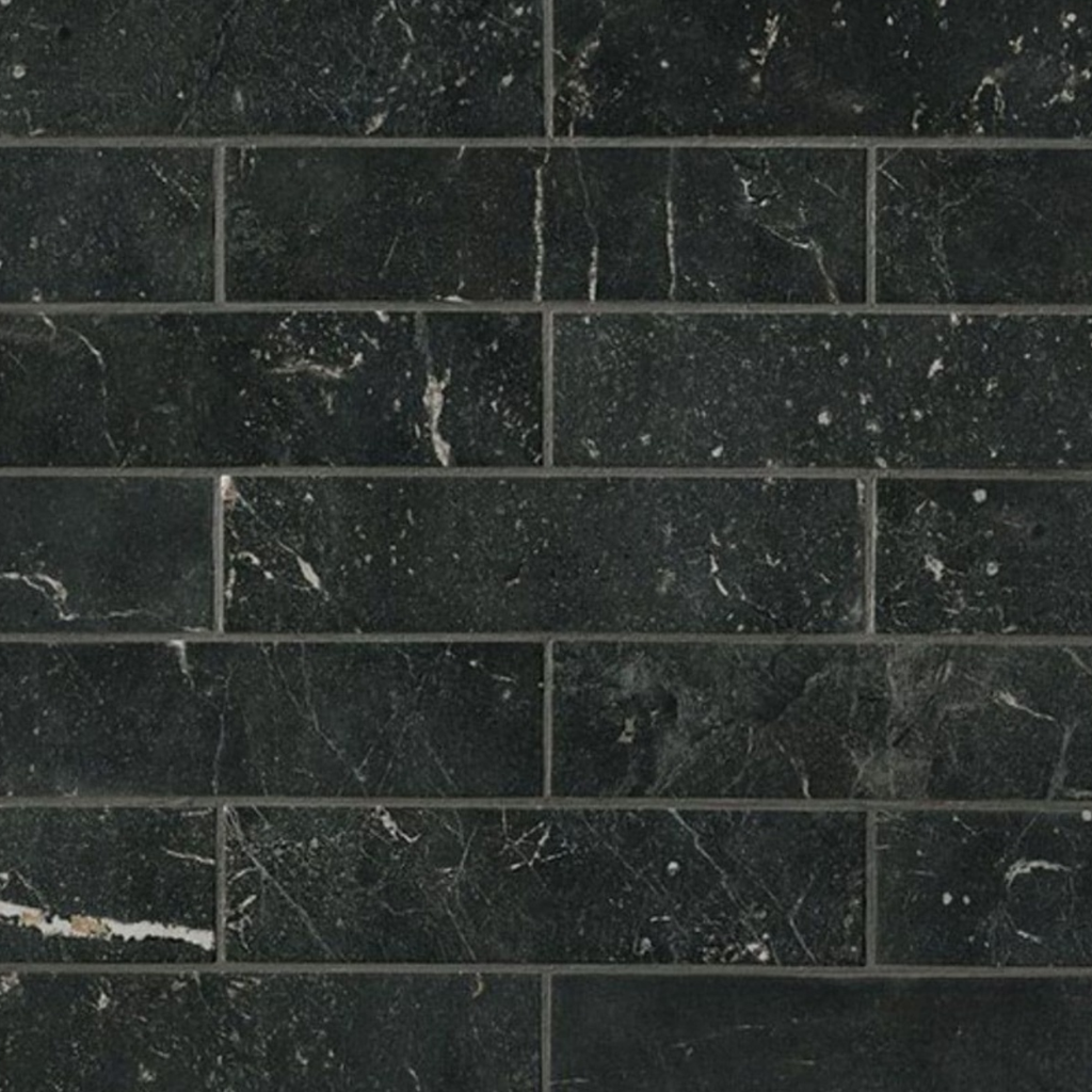 Porcelanato Roma Brick Grafite Mate 7,5x30 cm