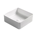 Lavamanos de Sobreponer Colors Cuadrado 36x36 cm Blanco