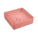 Lavamanos De Sobreponer Colors Cuadrado 36x36 cm Rosa