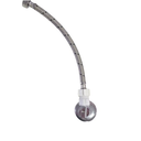 Llave Angular para WC con flexible y conector Cromo 1/2
