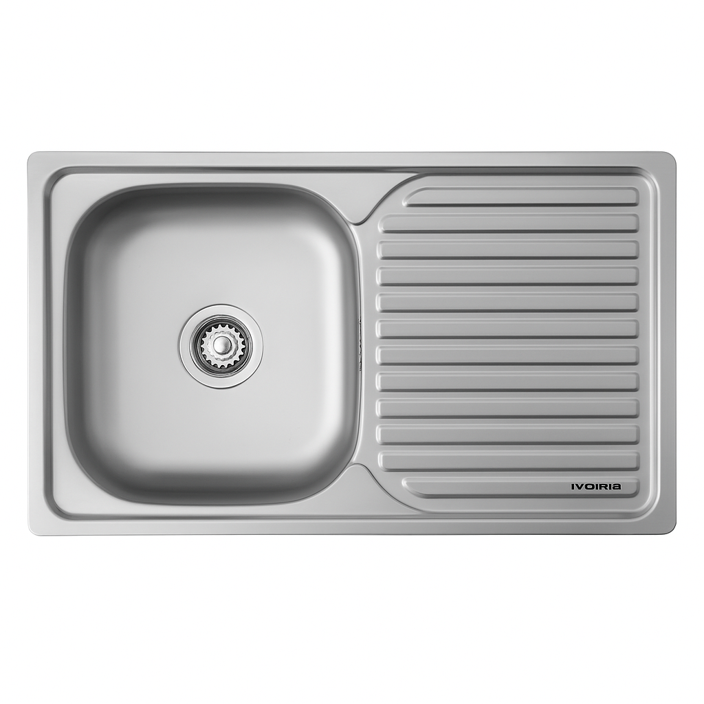 Lavaplatos Acero Inoxidable 80X48X18 CM