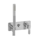 Grifería Tina Ducha Monomando Empotrado Bold Lever Niquel