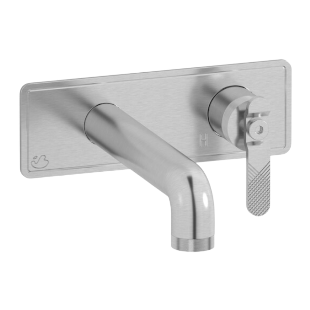 Grifería Monomando Empotrado de Lavamanos Bold Lever Níquel Cepillado