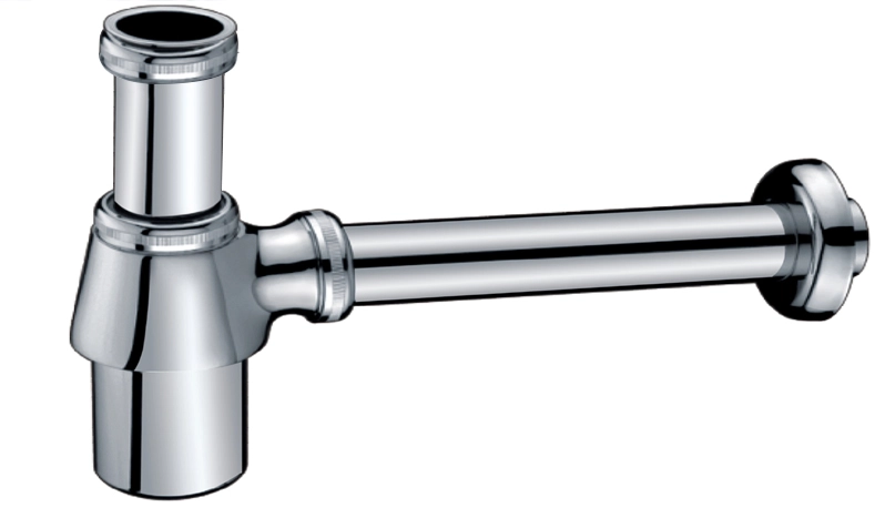 Sifón Botella Welt 49x27x44 Cromo