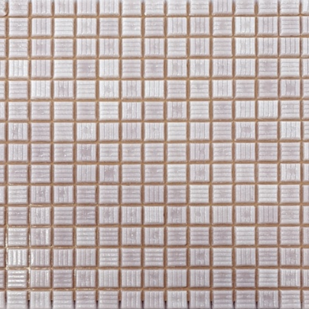 Mosaico De Vidrio En Malla Lila Claro C-28 Brillante 31.5x31.5 cm 