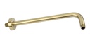Brazo De Ducha A Muro 35 Cm Oro