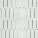 Cerámica En Malla Arrow White Brillante 20.4x30 Cm