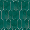 Cerámica en Malla Arrow Verde Brillante 20,4x30 cm