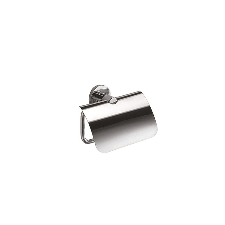 Portarrollo con Tapa Touch Cromo