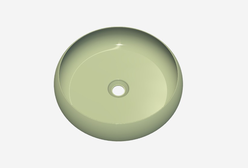 BetteCraft Lavamanos Ever Green Brillante 45x45x12cm