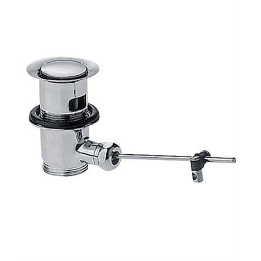 Desagüe Automático para Lavabo y Bidé 1 1/4'' con Rebosadero Blanco