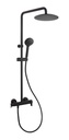 Columna De Ducha Blautherm Negro Mate