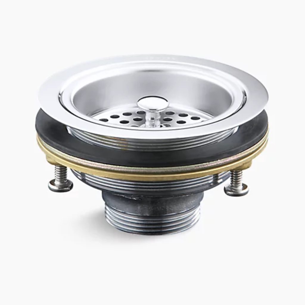 Desagüe de Cocina con Cesta Coladora Cromado Pulido 1 ½" (DN 4)