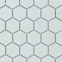 Porcelanato En Malla Sixties White  Brillante  5x5 Cm