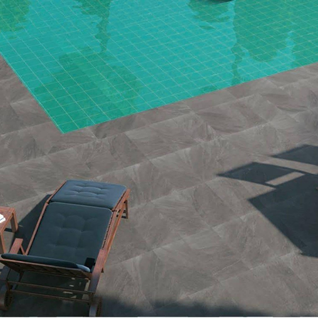 Porcelanato Alverstone Grey Antideslizante 30x60 cm