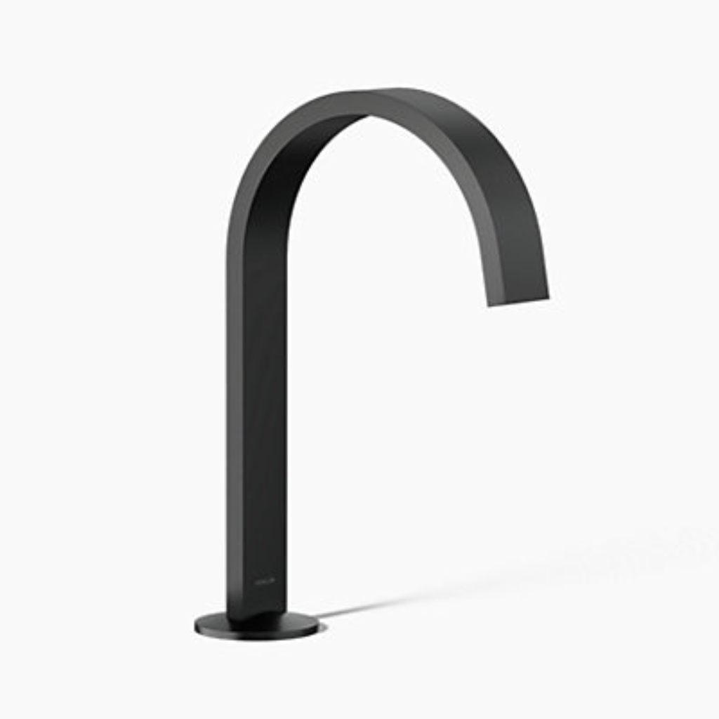 Grifería de Lavamanos Bimando Externo Components Negro Mate