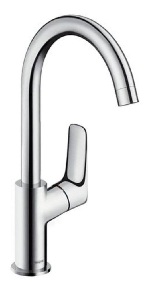 Grifería de Lavaplatos Logis Caño Alto 33,2 cm Cromo