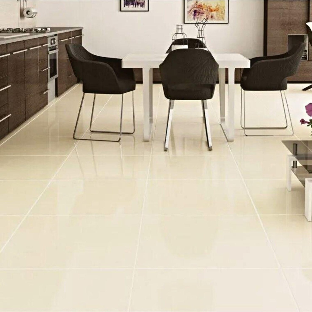 Porcelanato Dur Almond Brillante Rectificado 60x60 Cm