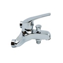 Grifería Tina Ducha Monomando Externo Magma Cromo