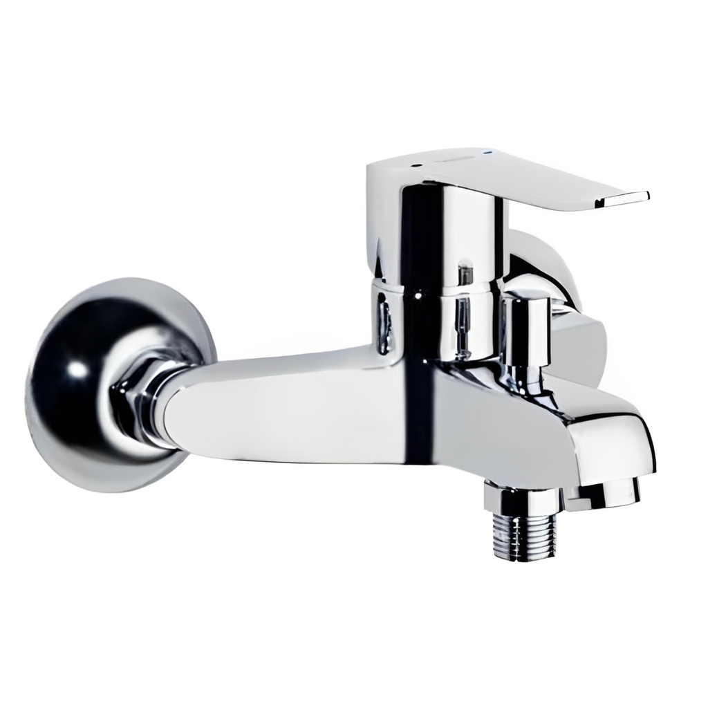 Grifería Tina Ducha Monomando Externo Ypsilon con Cuerpo Interno Cromo 