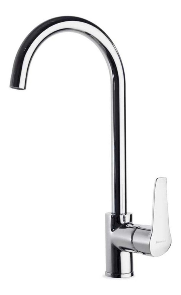 Grifería De Cocina Ypsilon Plus Caño Alto Cromo